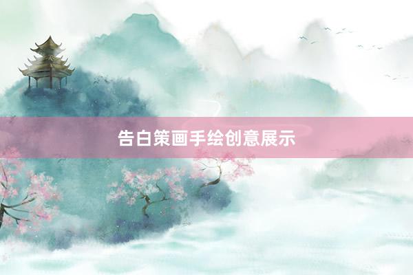 告白策画手绘创意展示